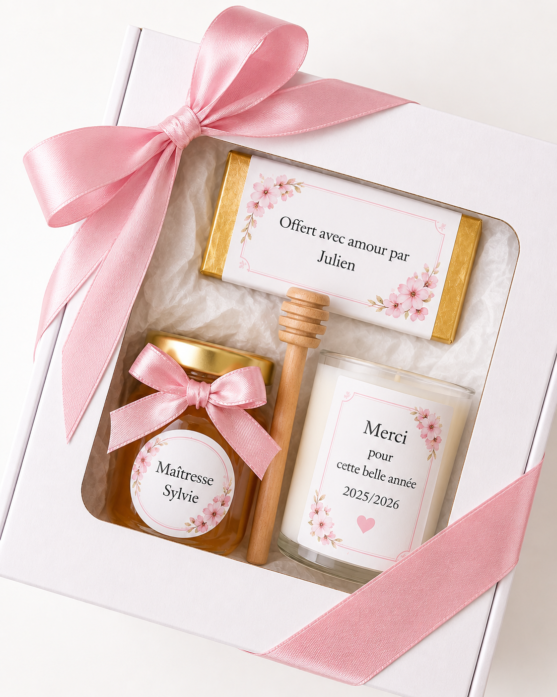 Coffret fin d'année personnalisé