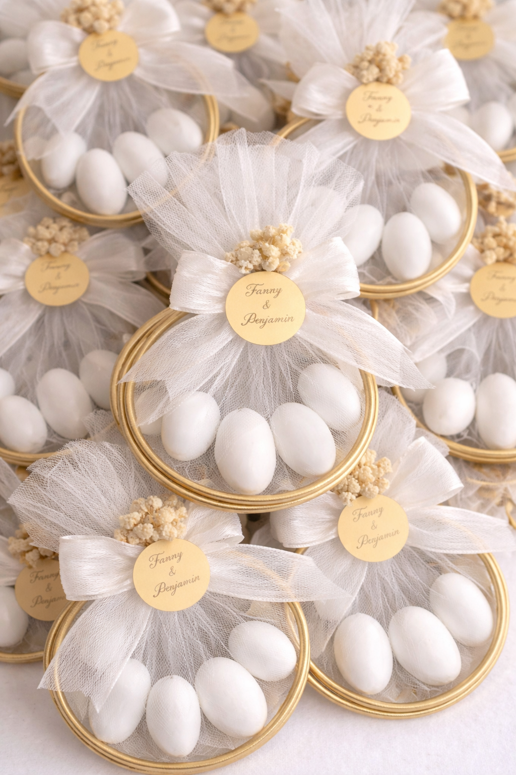 Cercle de Dragées Personnalisé - cadeaux invités