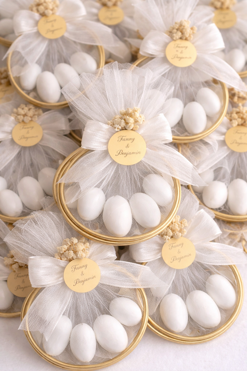 Anneaux de Dragées Personnalisé - cadeaux invités