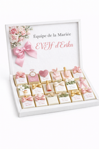 Boîte de 24 chocolats personnalisés
