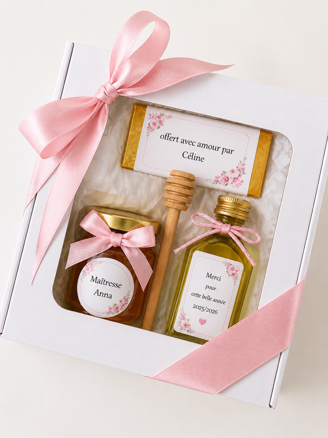Coffret fin d'année personnalisé