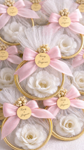 Cercle avec bougie Personnalisé - cadeaux invités