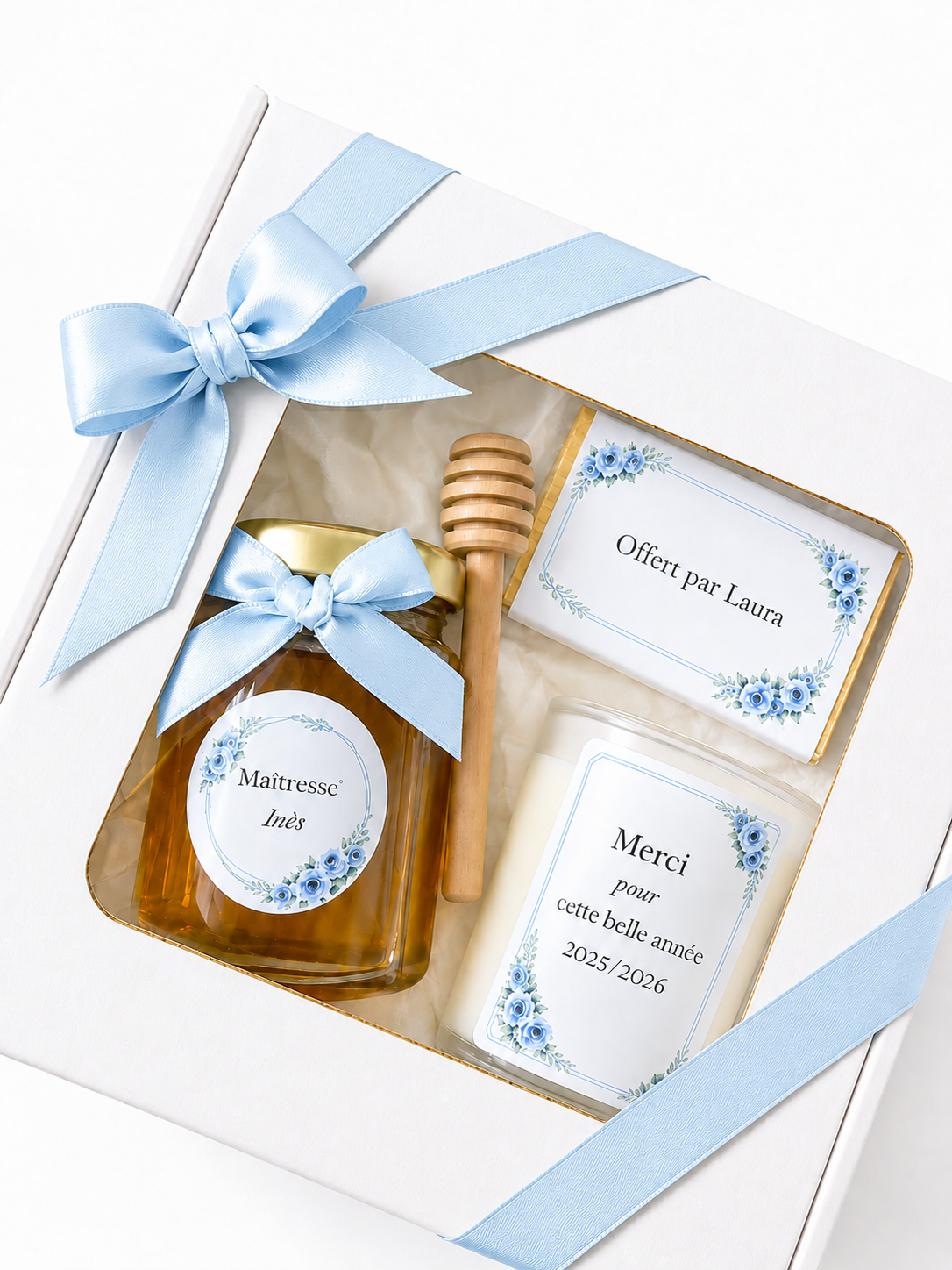 Coffret fin d'année personnalisé