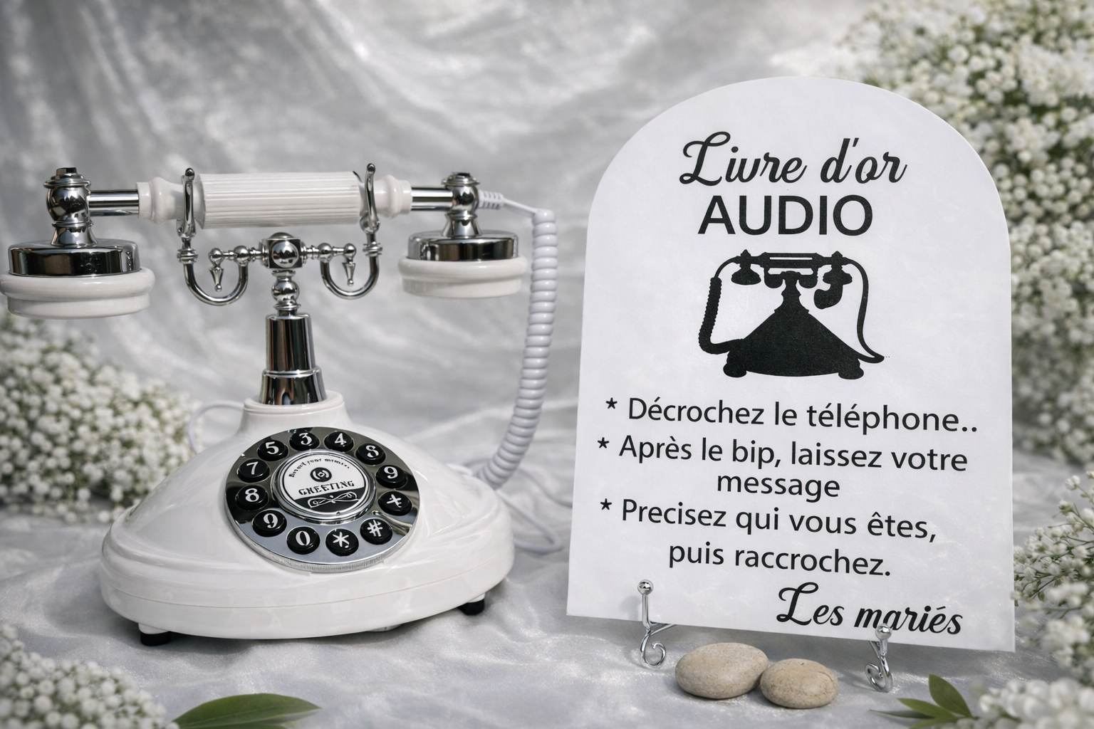 Livre d’Or Audio Mariage – Messages vocaux uniques & souvenirs inoubliables