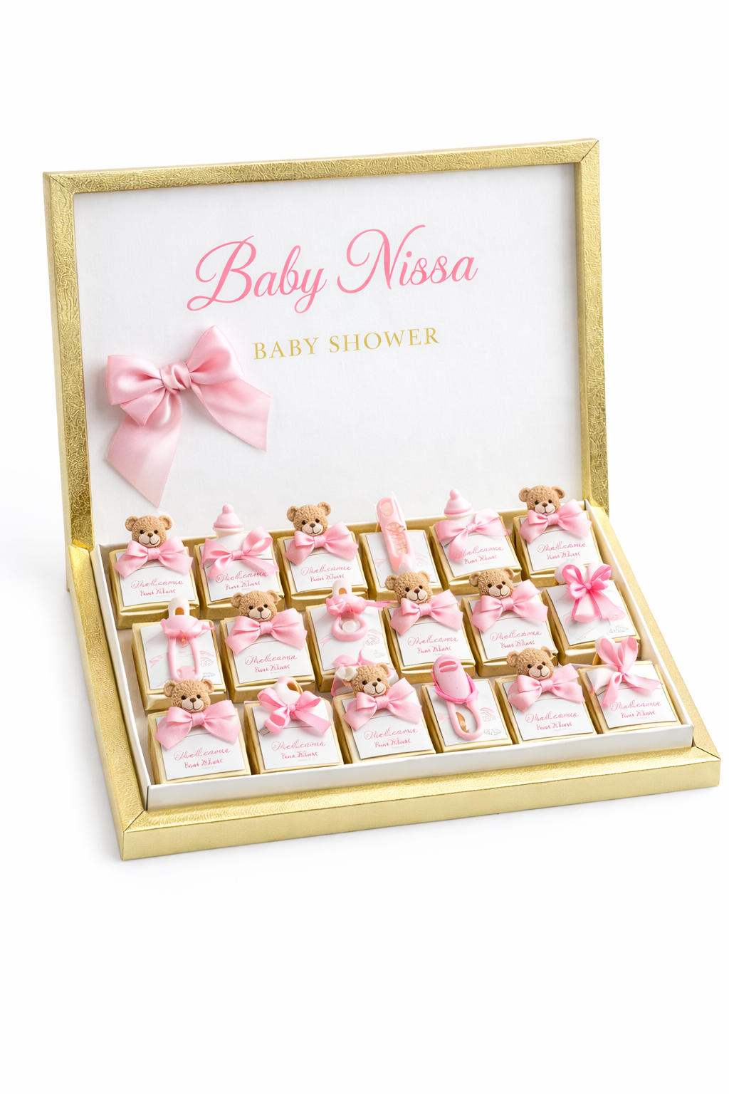 Boîte de 16 chocolats personnalisés