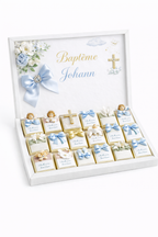 Boîte de 24 chocolats personnalisés