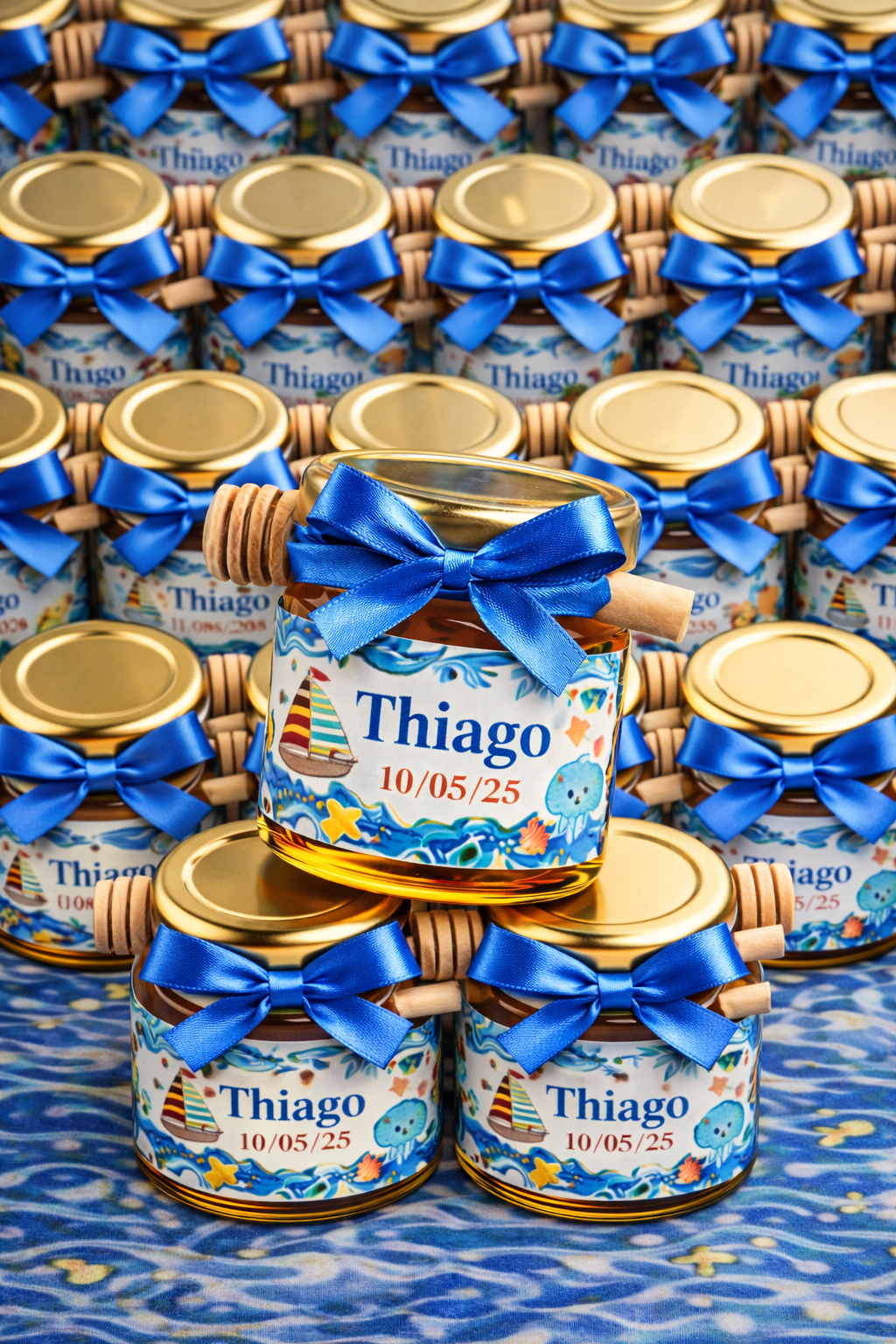Pot de miel personnalisé à thème – cadeaux invités 42ml