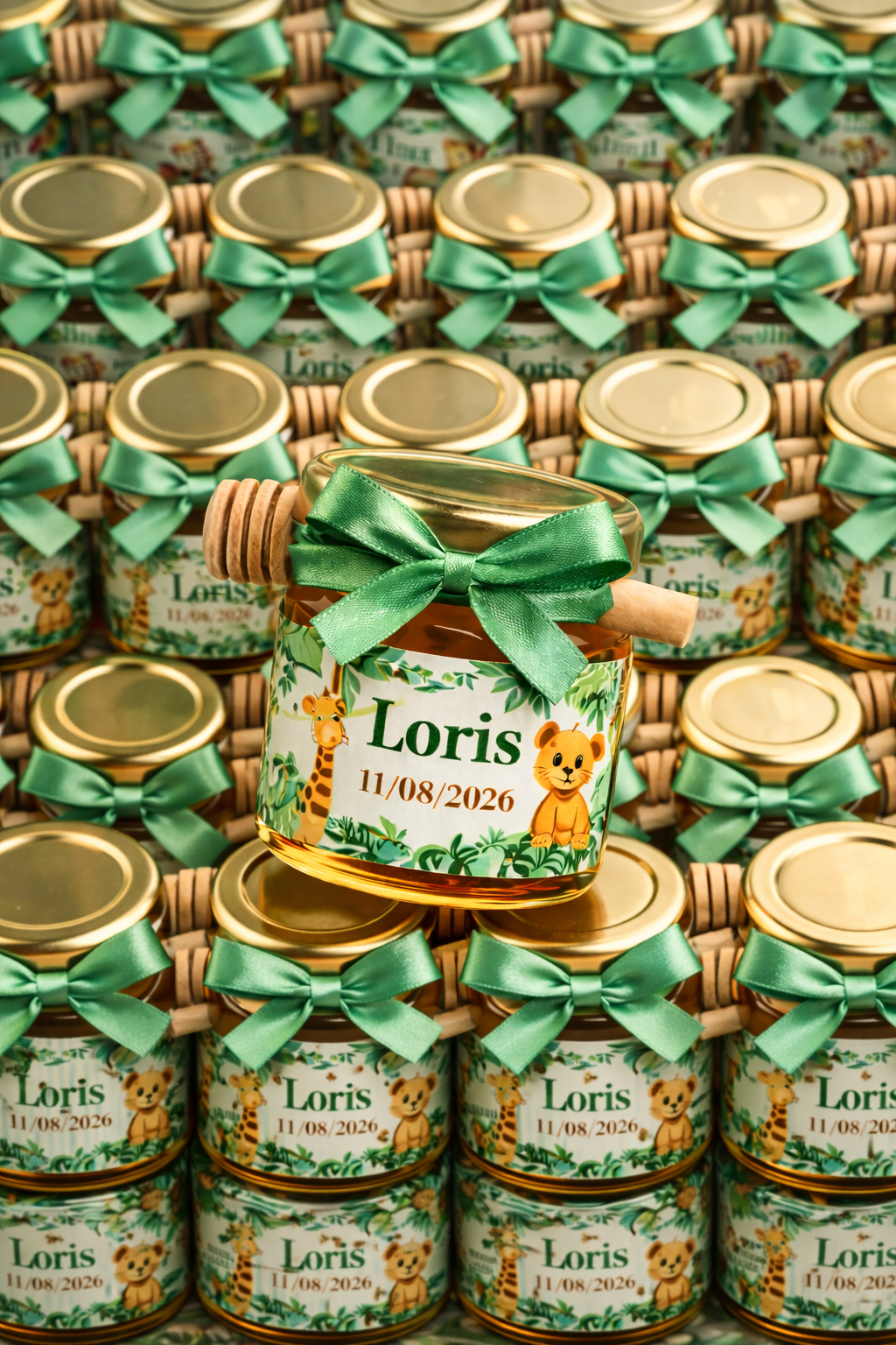 Pot de miel personnalisé à thème – cadeaux invités 42ml